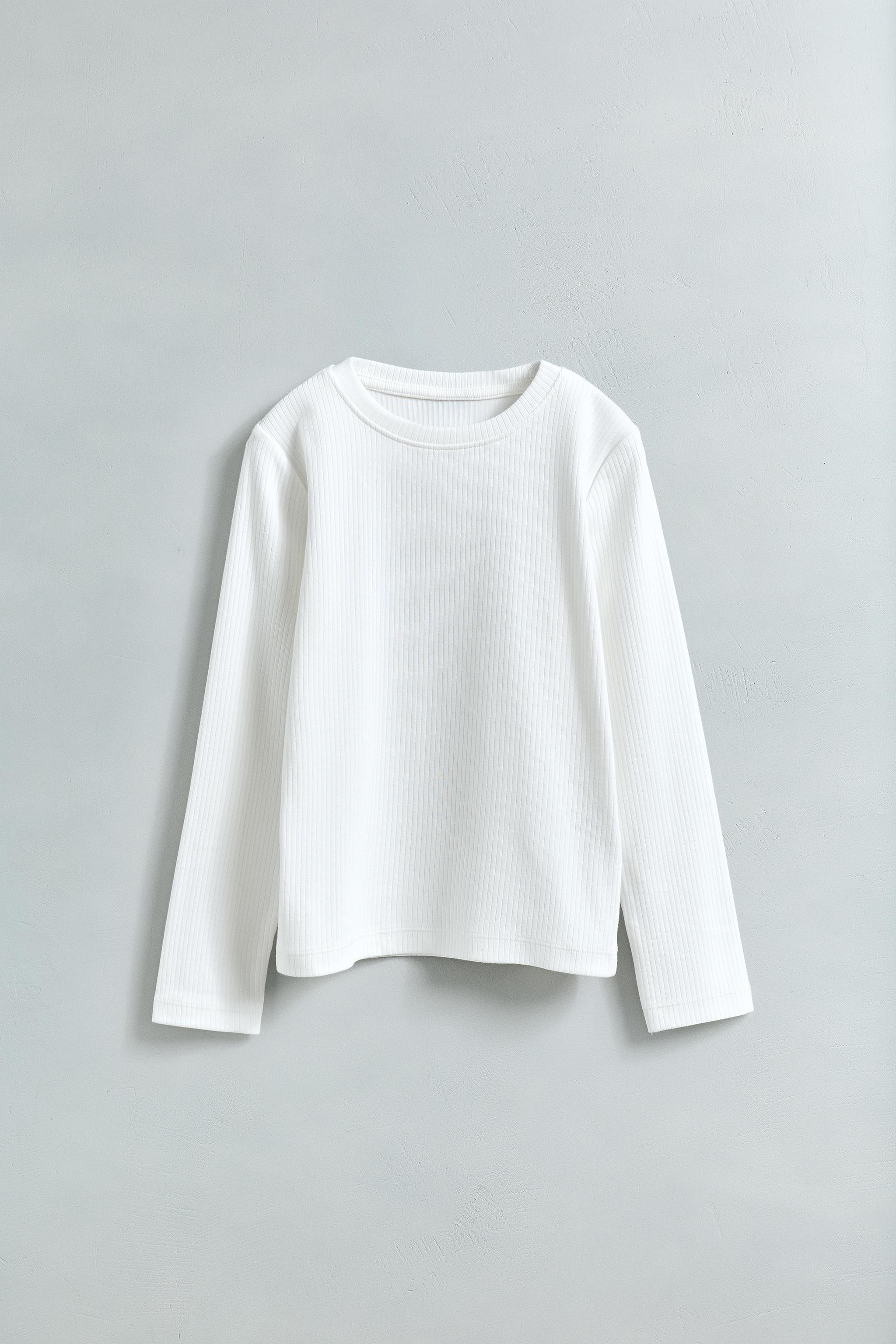 T-SHIRT CÔTELÉ UNI